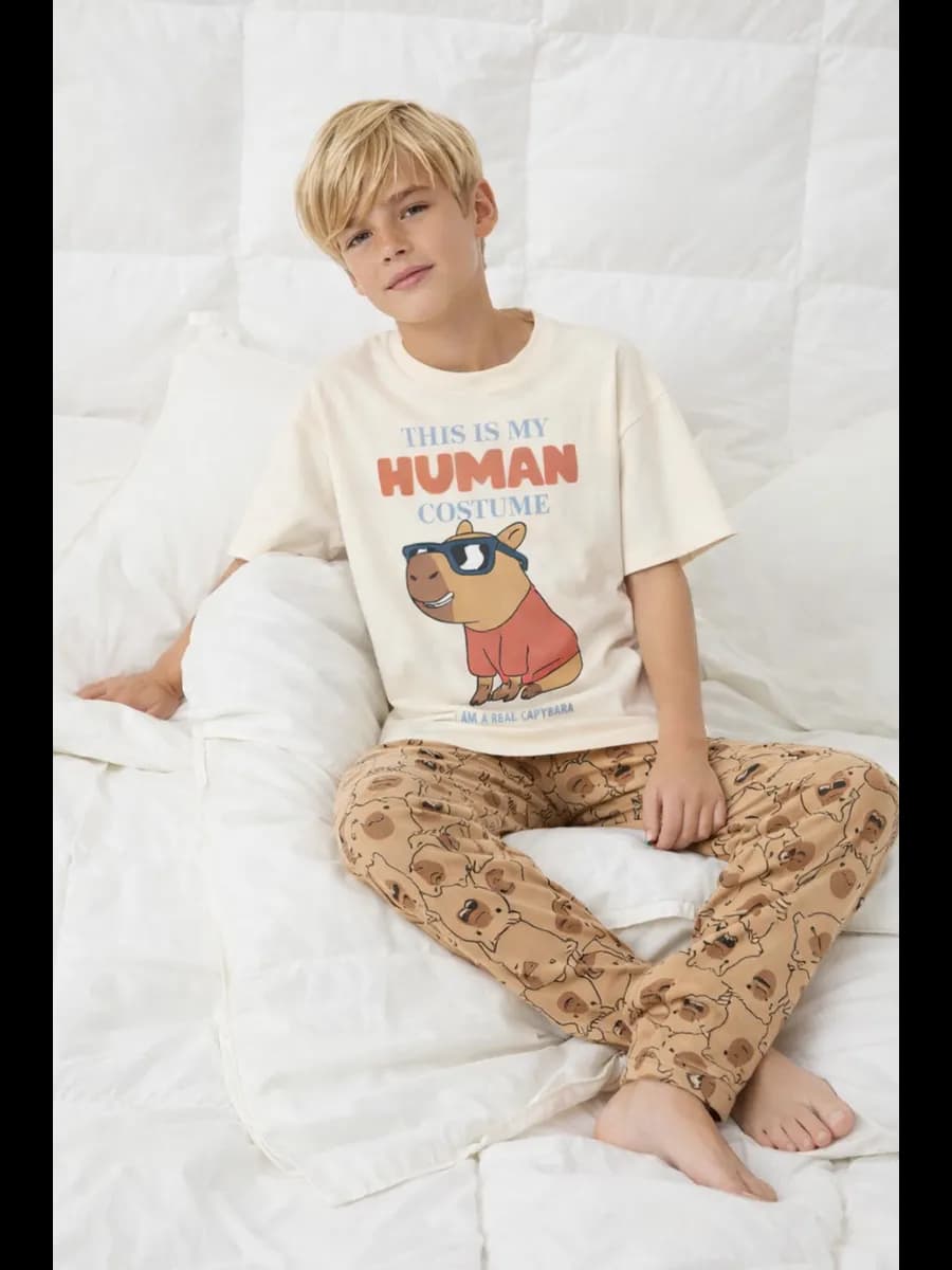 Пижама детская со штанами и футболкой