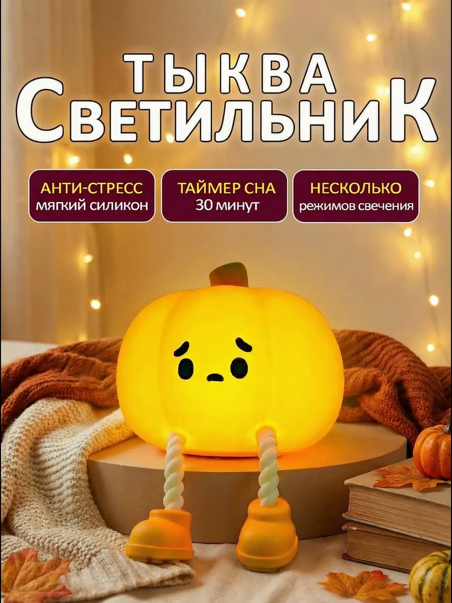 Ночник тыква антистресс