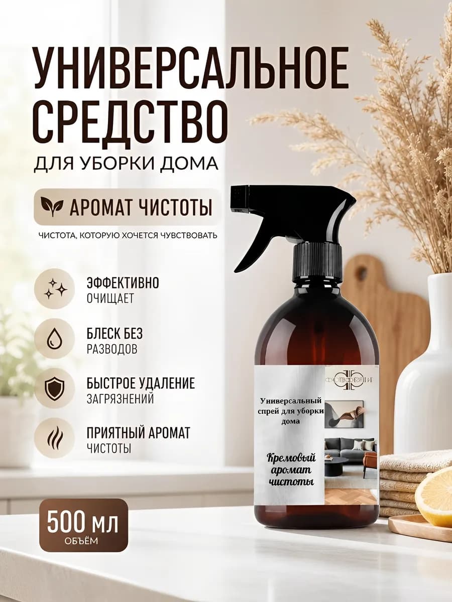 Универсальное средство для уборки с ароматом чистоты