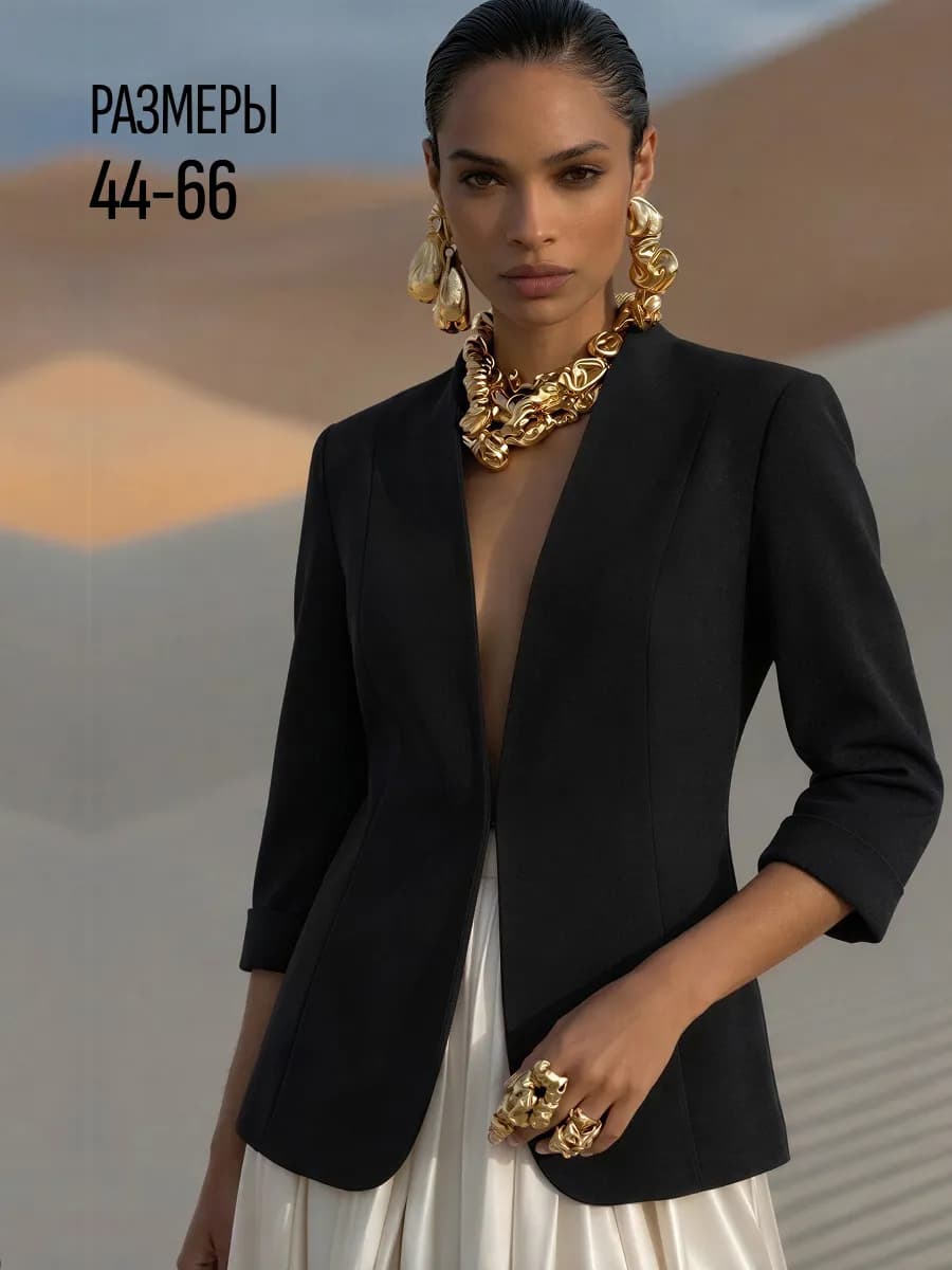 Пиджак классический приталенный жакет в офис