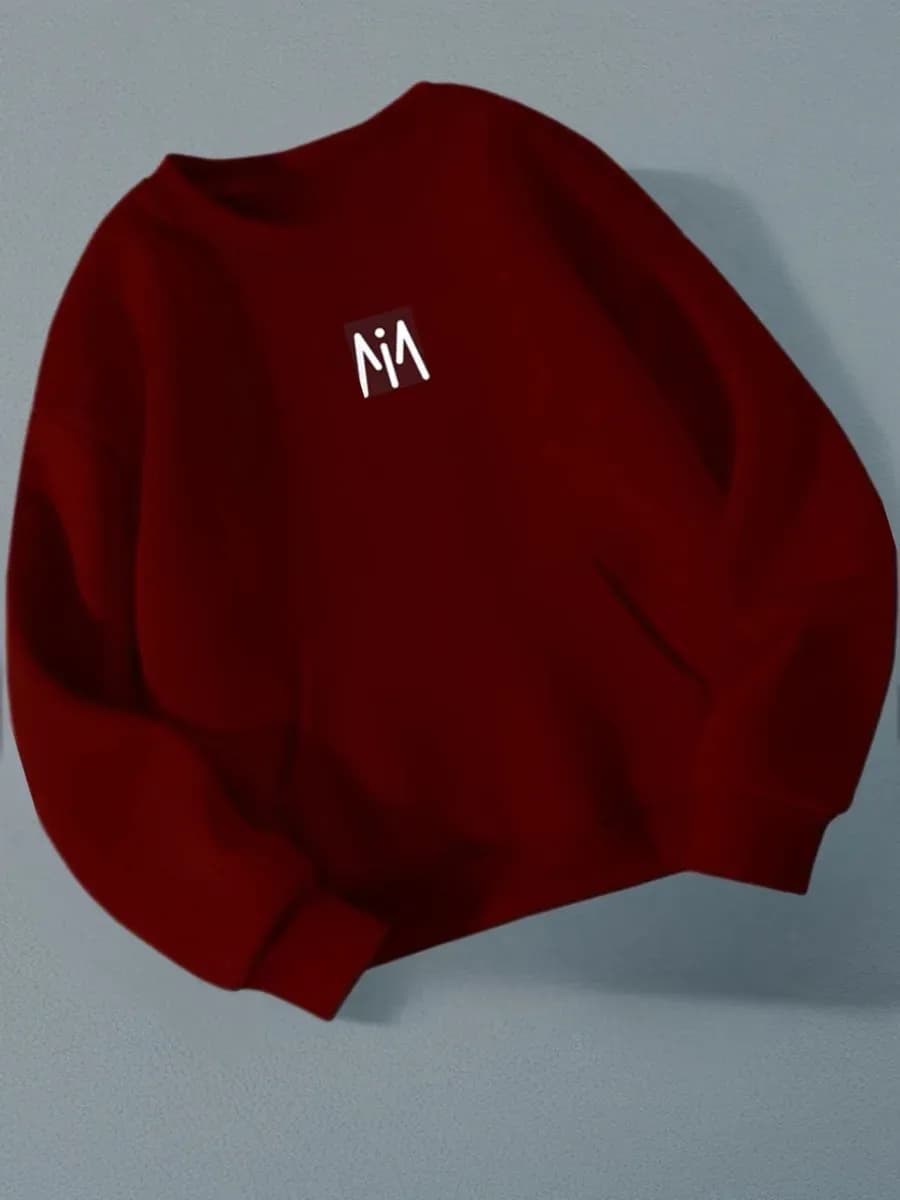 Свитшот оверсайз подростковый без начеса - фото 1