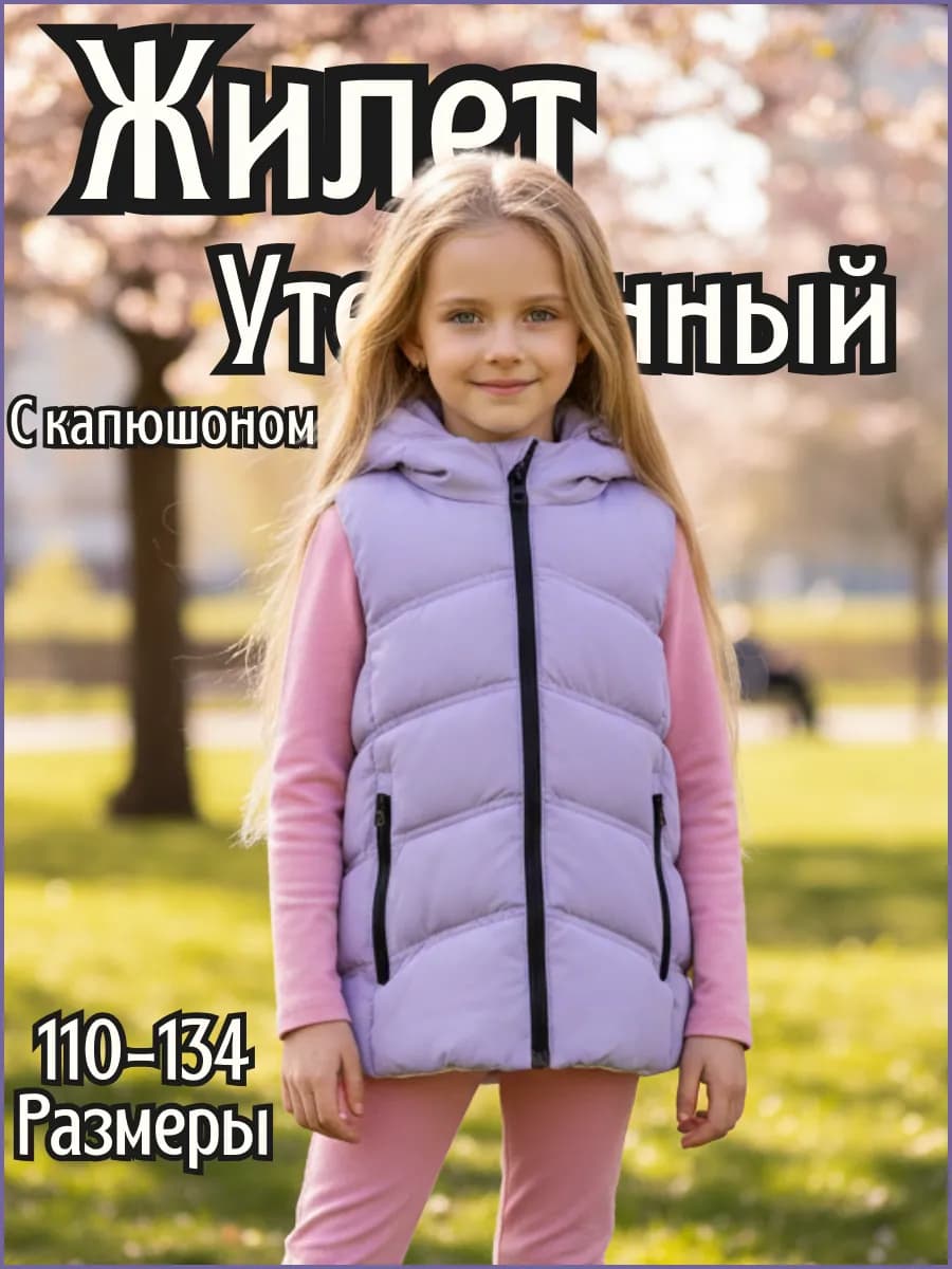 Жилетка детская утепленная