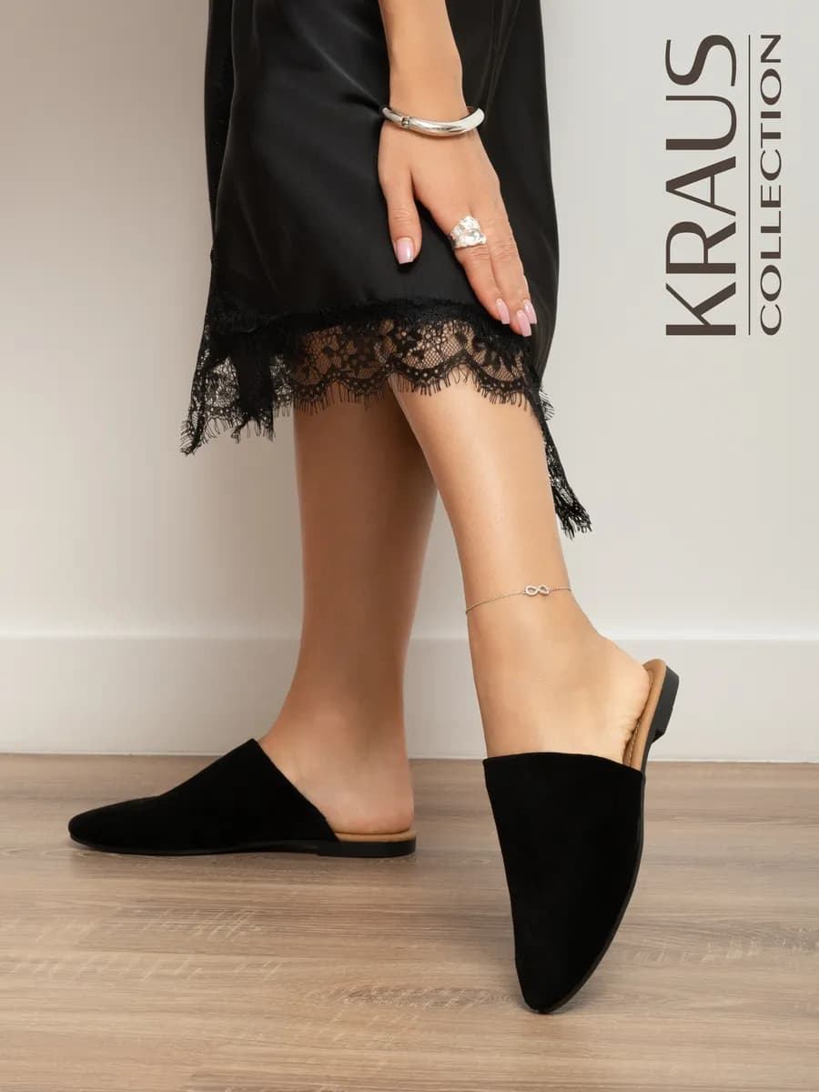 Мюли женские натуральная кожа