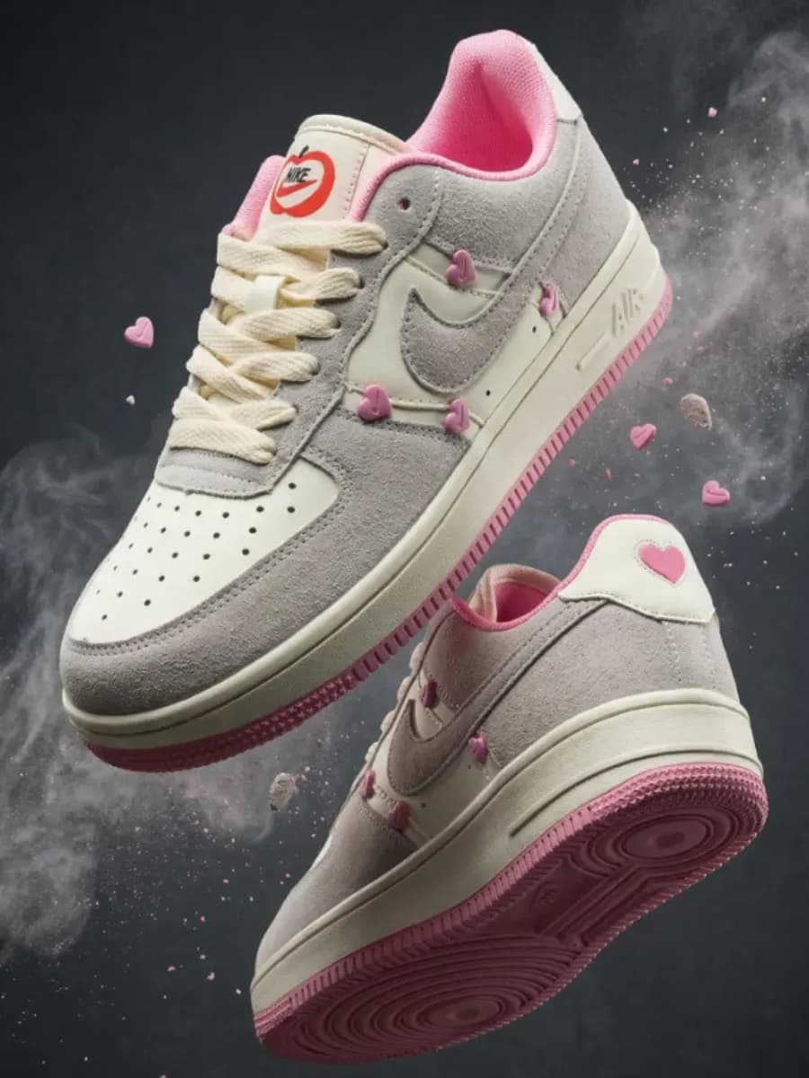 Женские кроссовки спортивные Розовые