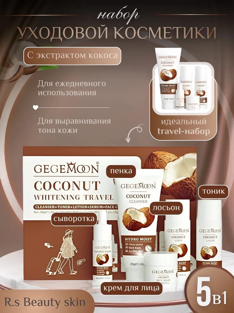 Подарочный косметический бьюти бокс набор для женщин