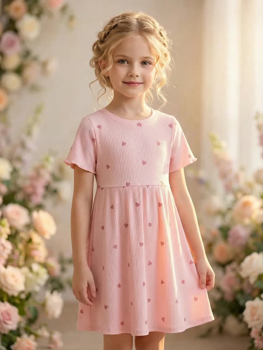 Платье летнее в рубчик - фото 1