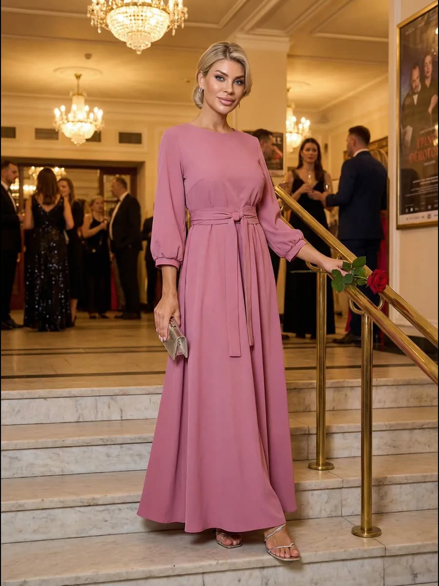 Платье вечернее длинное