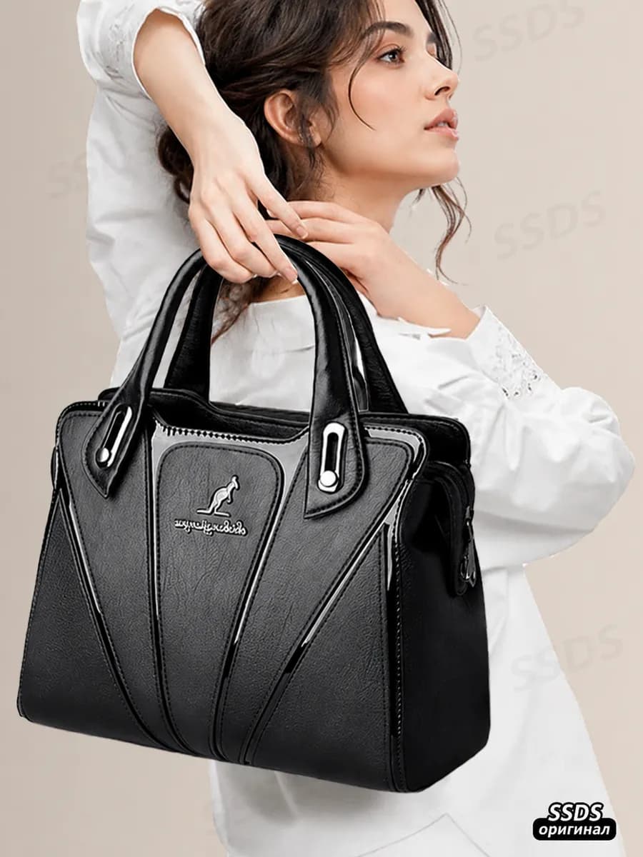 сумка через плечо средняя черная