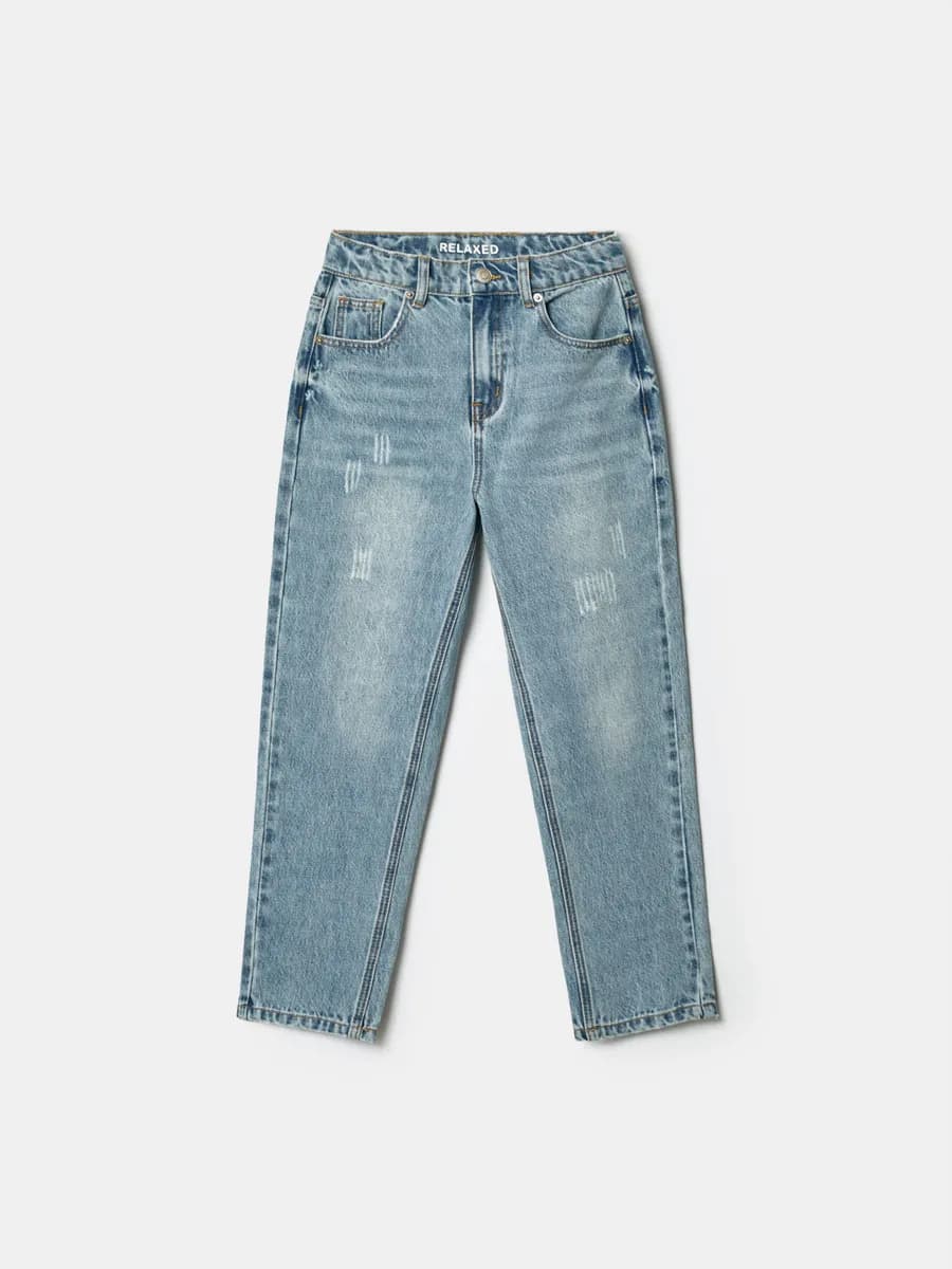 Джинсы свободные рваные Relaxed fit