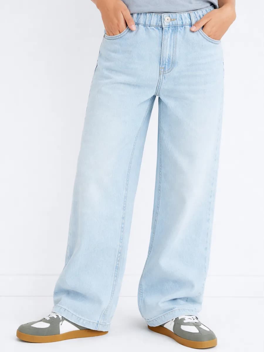 Джинсы Wide leg для девочек