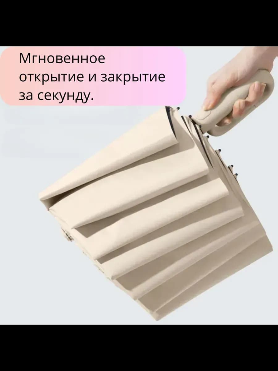 Зонт автомат антиветер компактный легкий