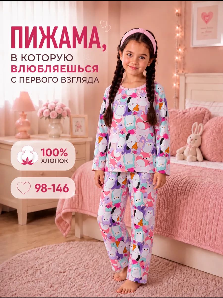 Пижама детская со штанами