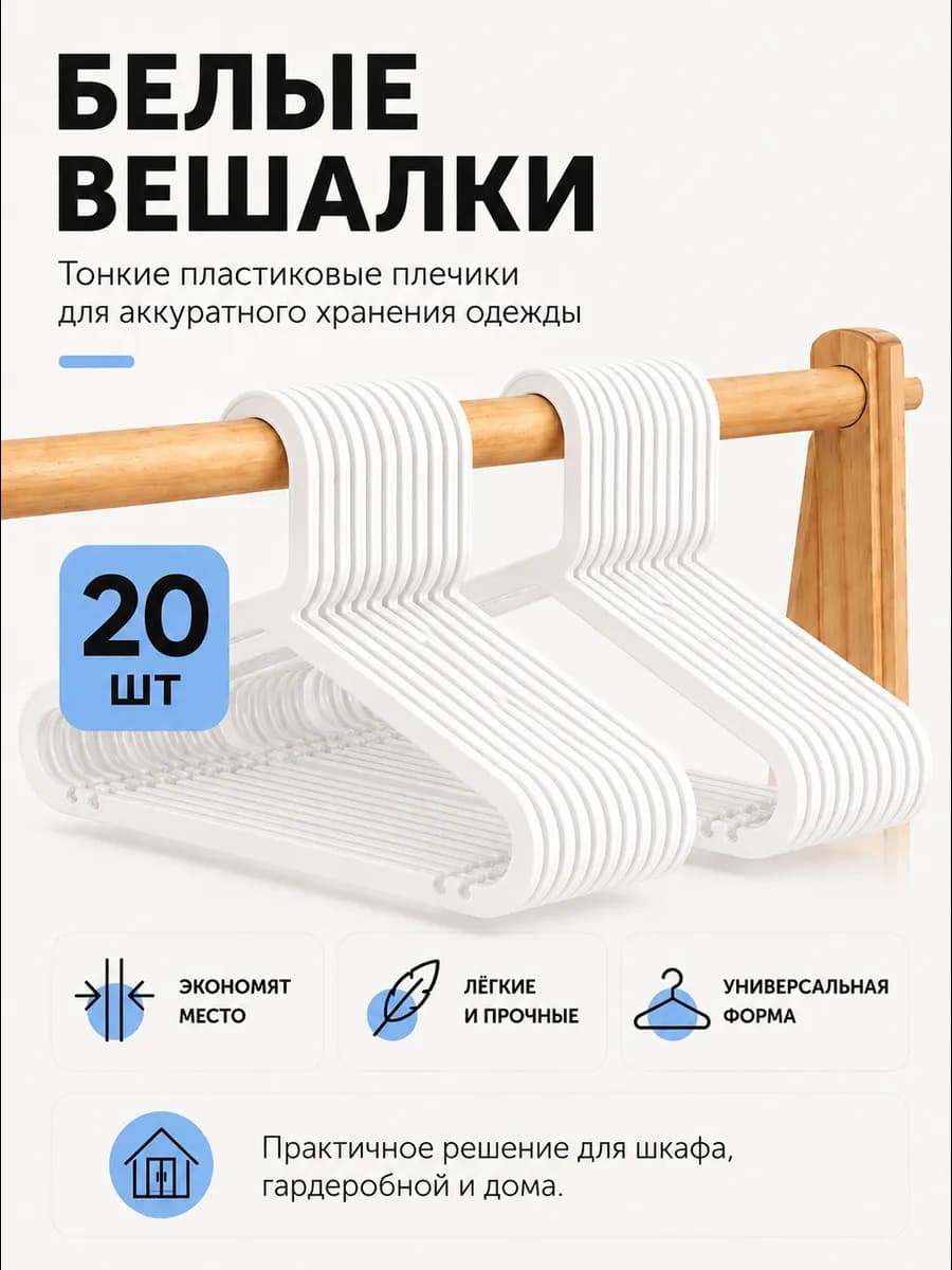 Вешалки для одежды плечики