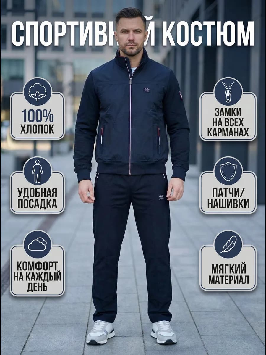 Спортивный костюм на молнии