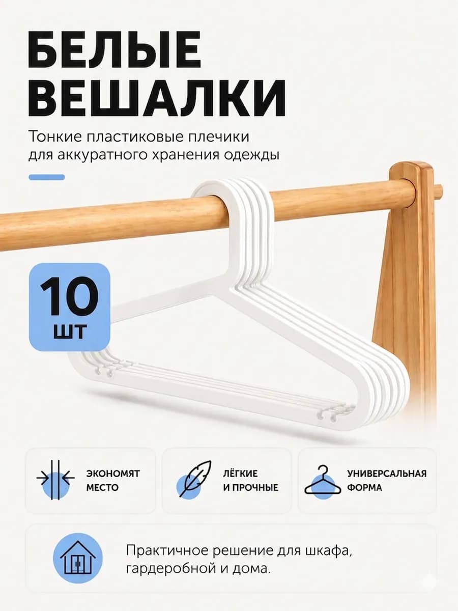 Вешалки для одежды плечики