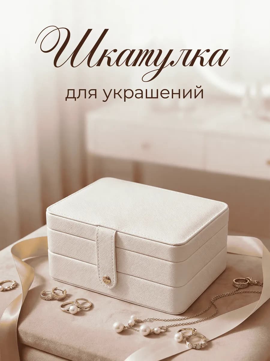 Шкатулка для украшений и бижутерии