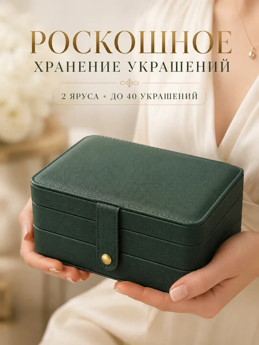Шкатулка для украшений и бижутерии