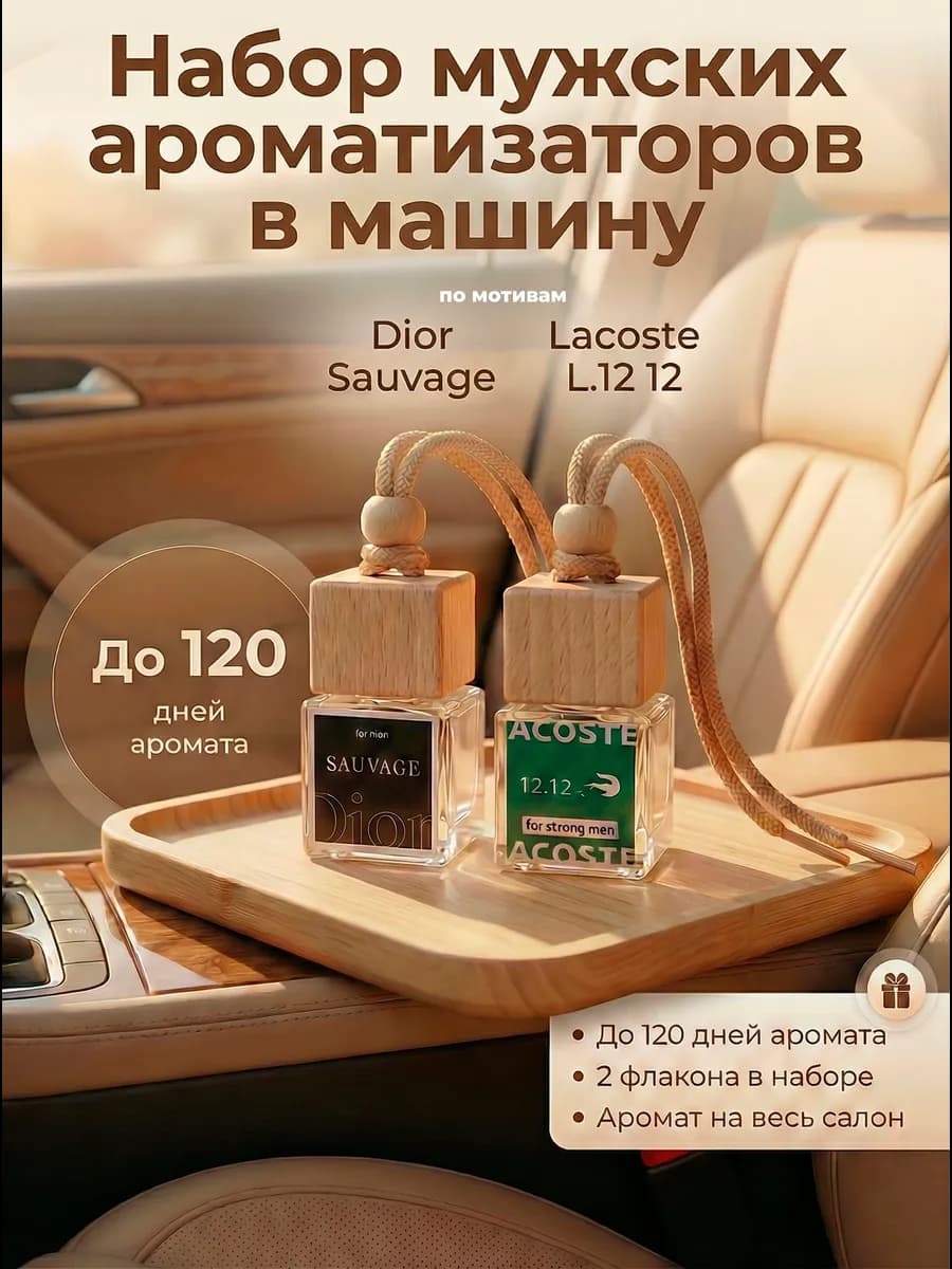 Ароматизатор в машину Автопарфюм Автоароматизатор мужской