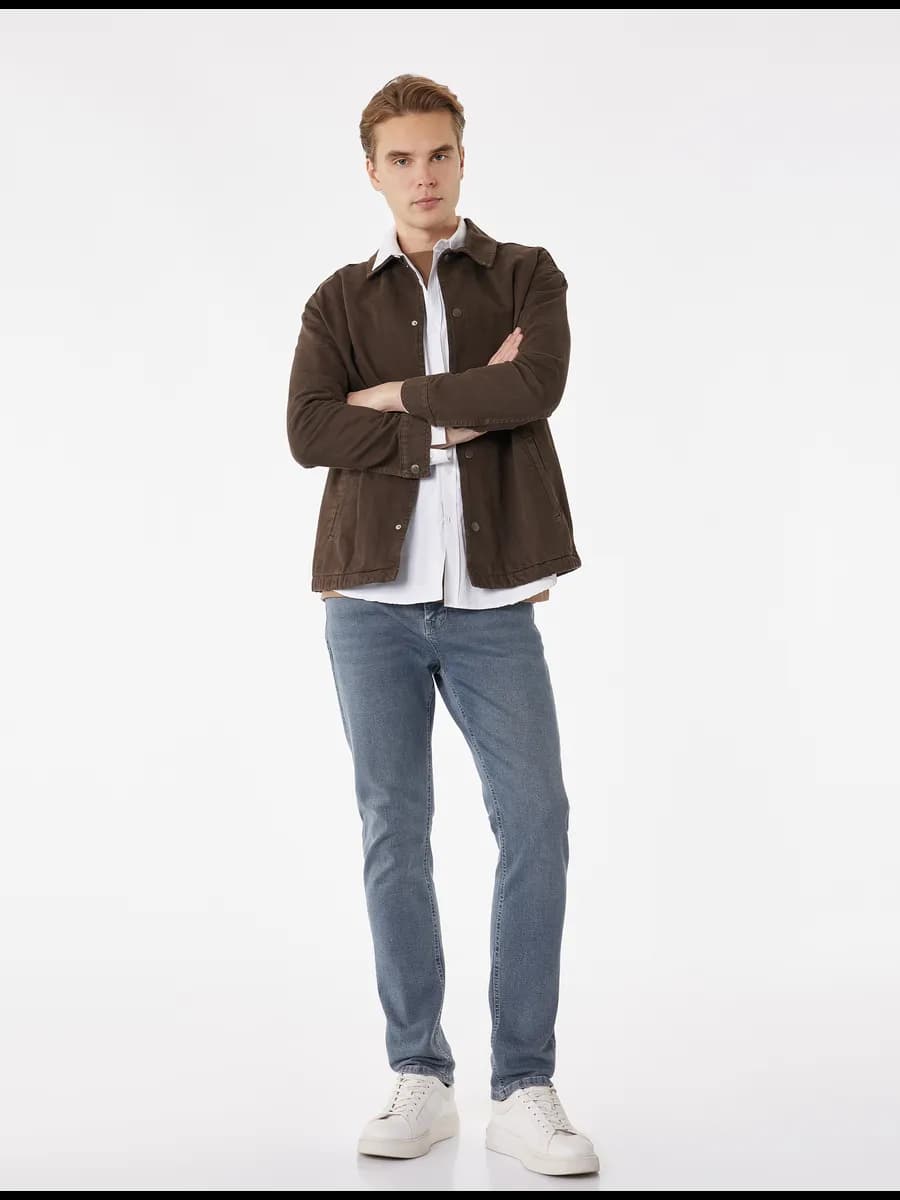 Джинсы слим фит со средней посадкой Slim Fit