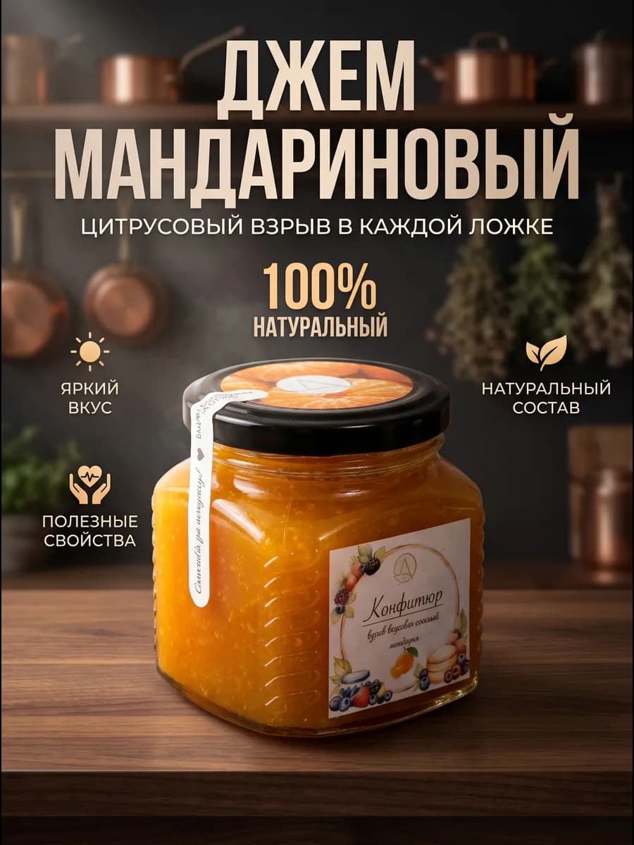 джем конфитюр мандариновый