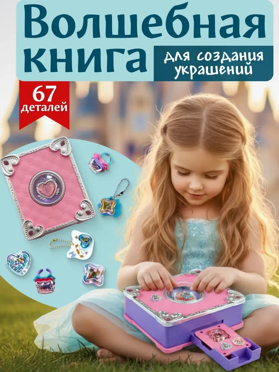 Подарочный набор для девочек для создания украшений
