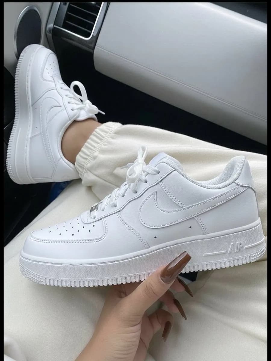 Кроссовки Air Force 1 White форсы белые кеды