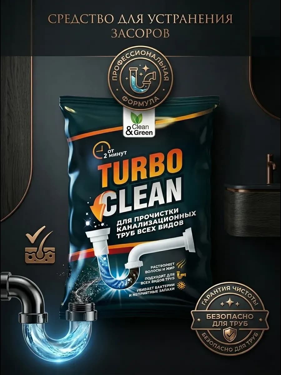 Средство для прочистки канализационных труб щелочное гранулы