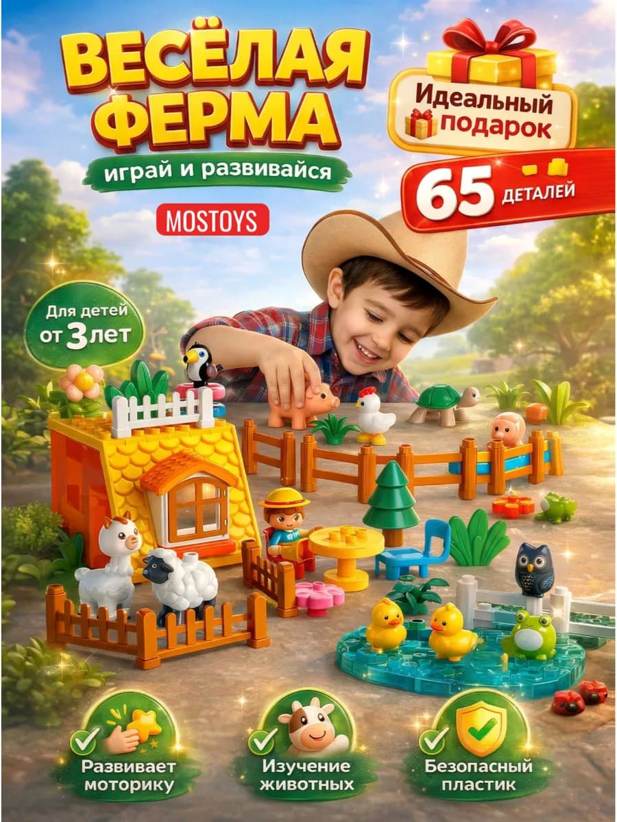 Конструктор Ферма для малышей