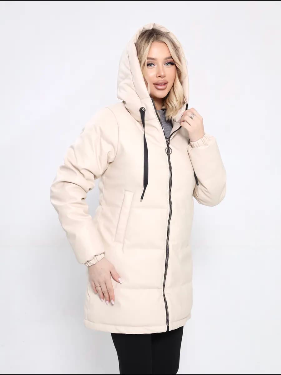 Куртка экокожа женская весна