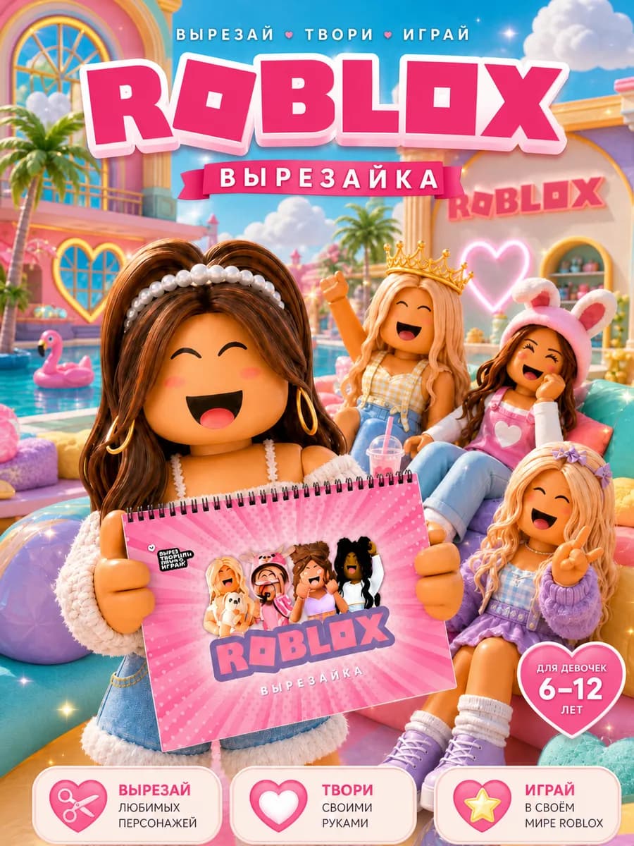 Roblox альбом для вырезания из бумаги