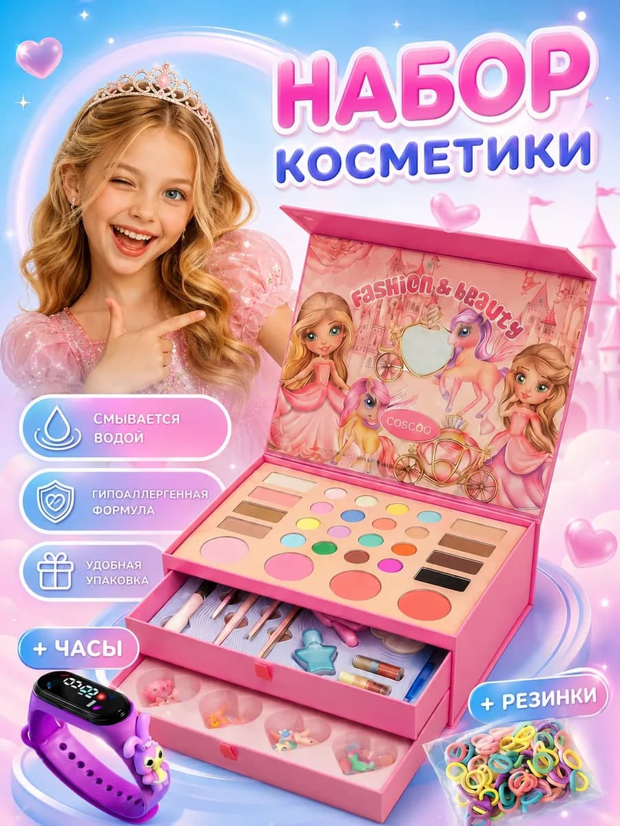 Детская декоративная косметика для девочек