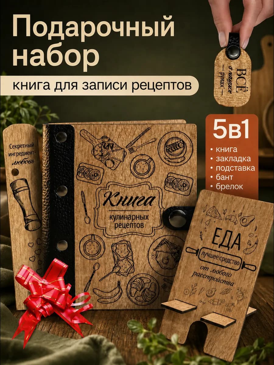 Книга для записи кулинарных рецептов