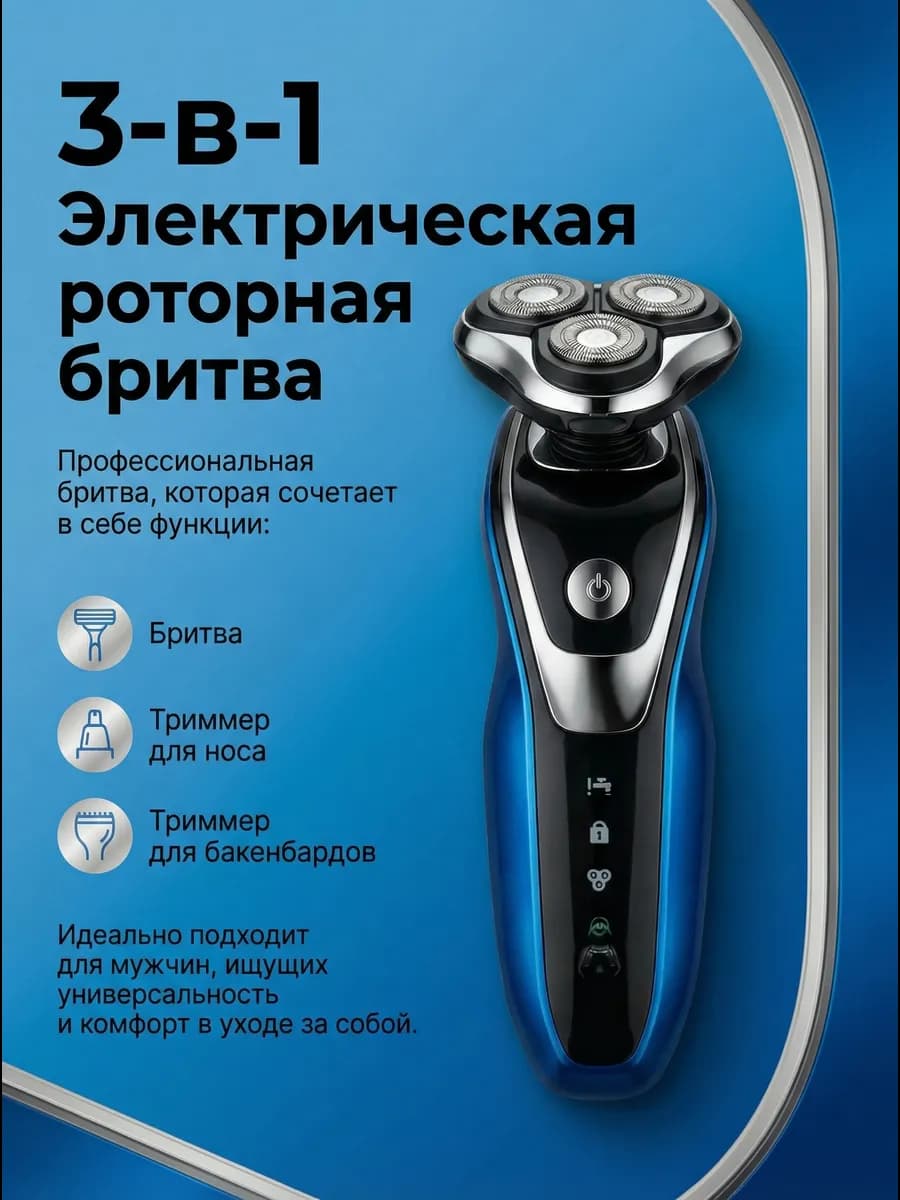 Электробритва для лица машинка для бритья