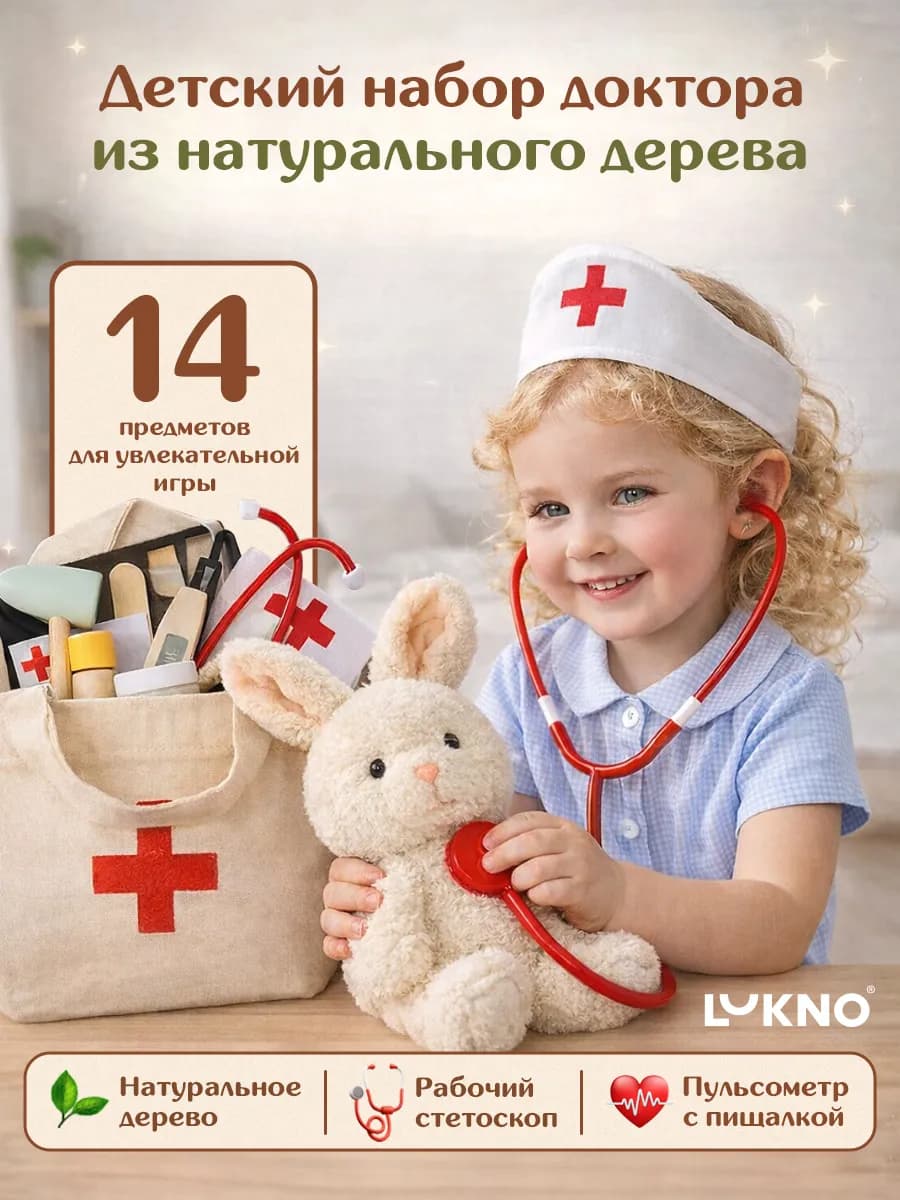 Набор доктора детский инструменты врача