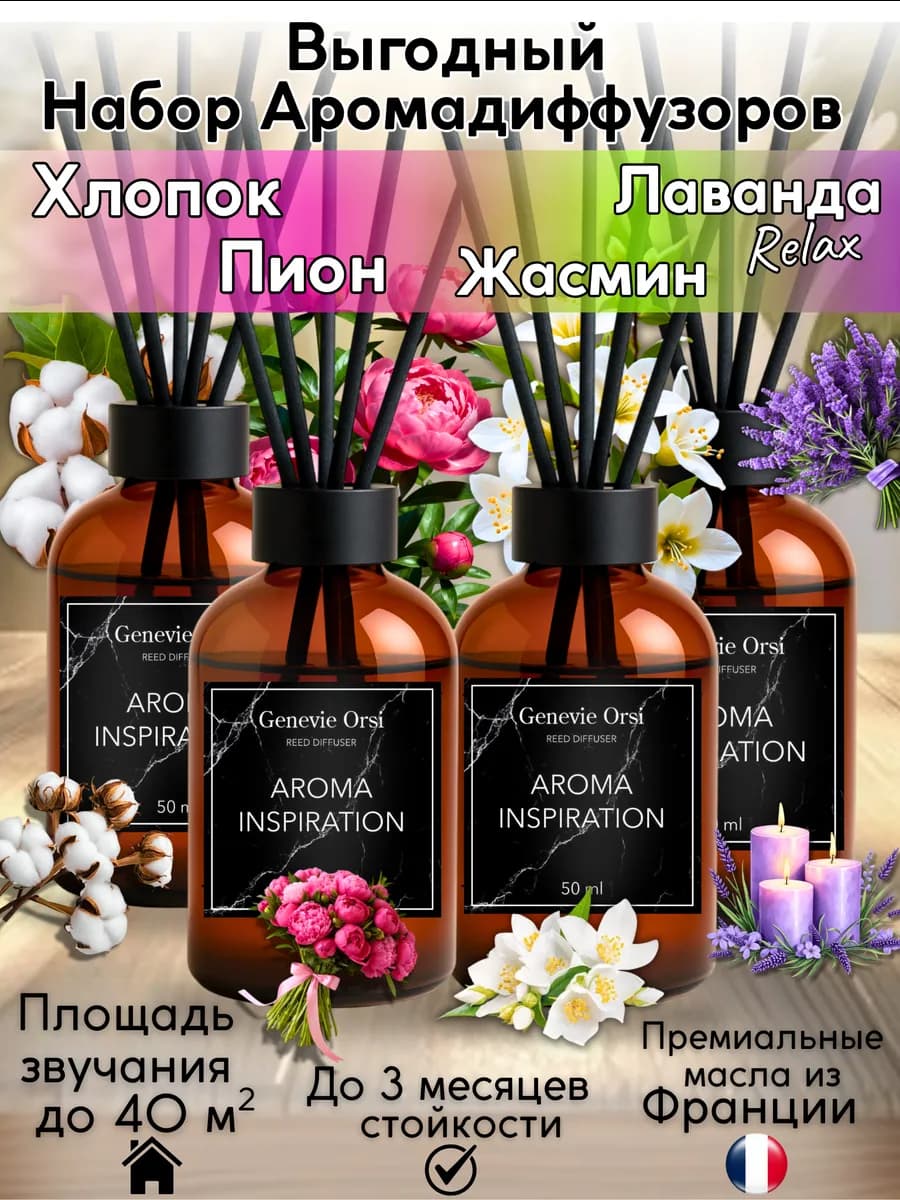 Диффузор для дома с палочками ароматизатор набор