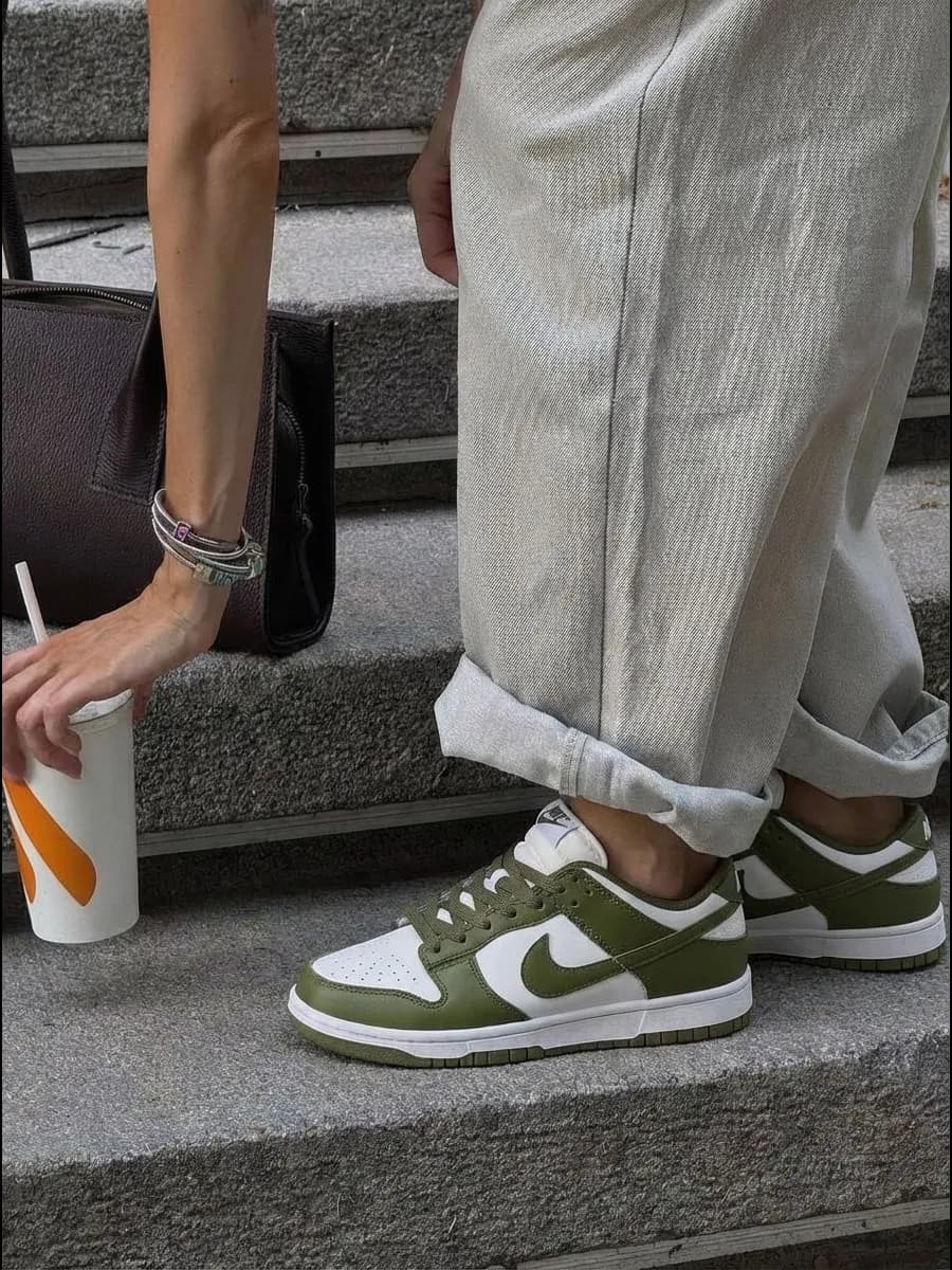 Кроссовки sb dunk low medium olive кеды для школы