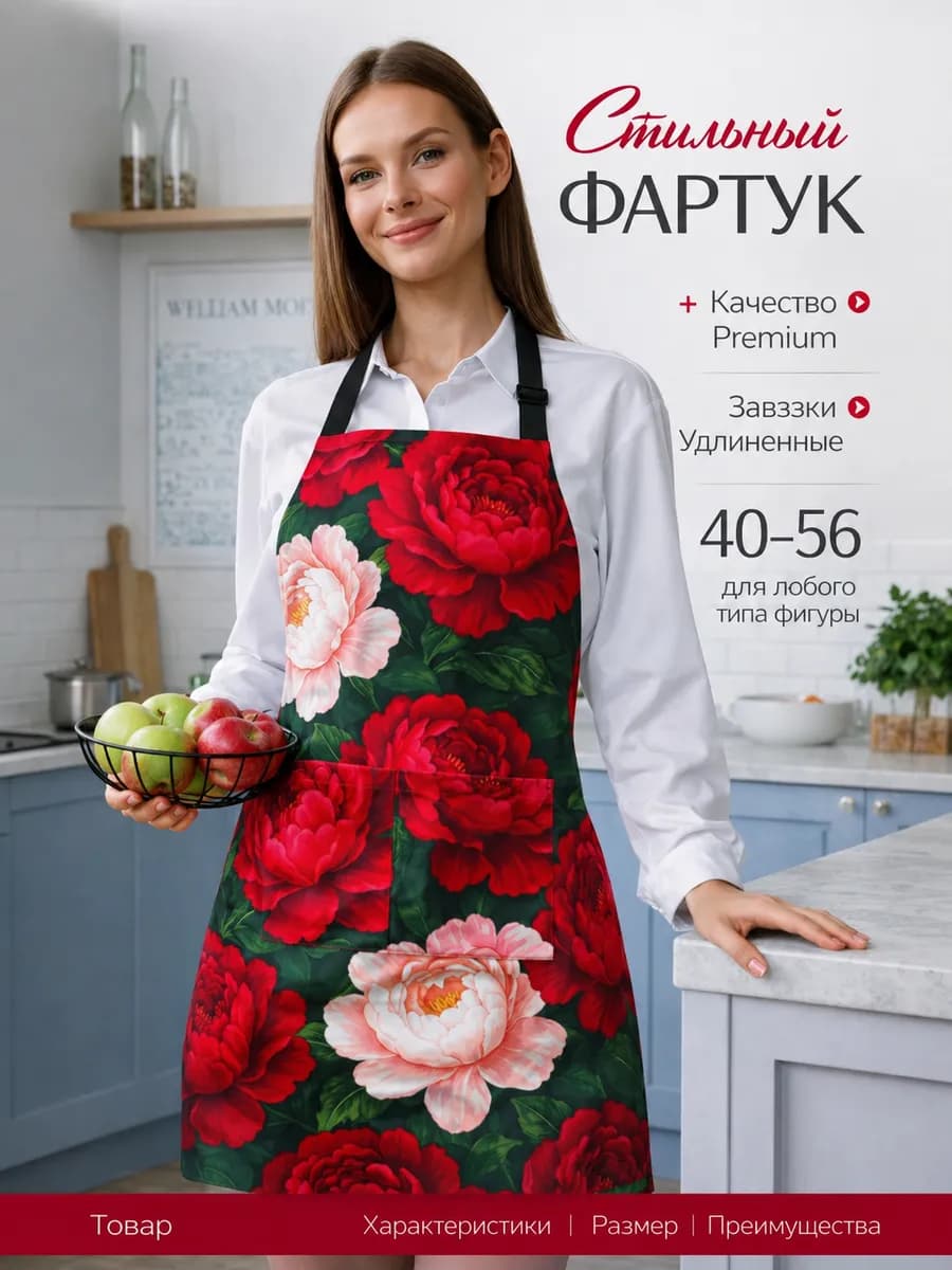 Фартук кухонный поварской передник