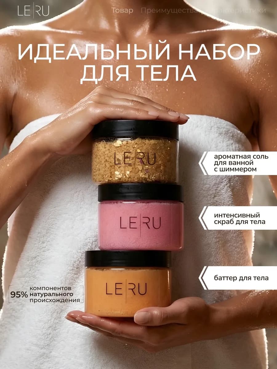 Набор женский для ухода за телом бьюти бокс