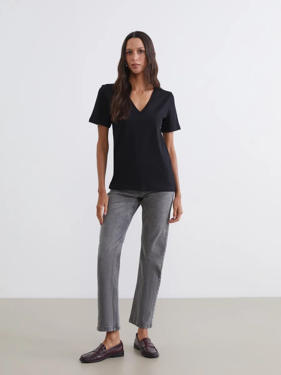 Женские джинсы mom fit
