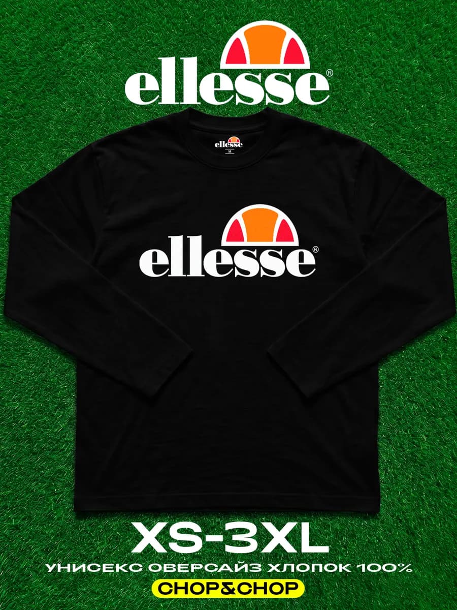 Лонгслив Ellesse элис pinterest оверсайз с принтом sk8