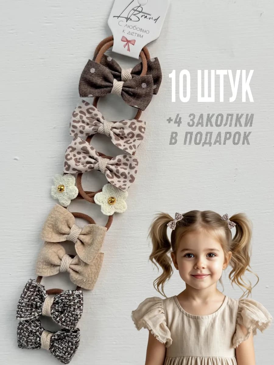 резинки для волос набор детские