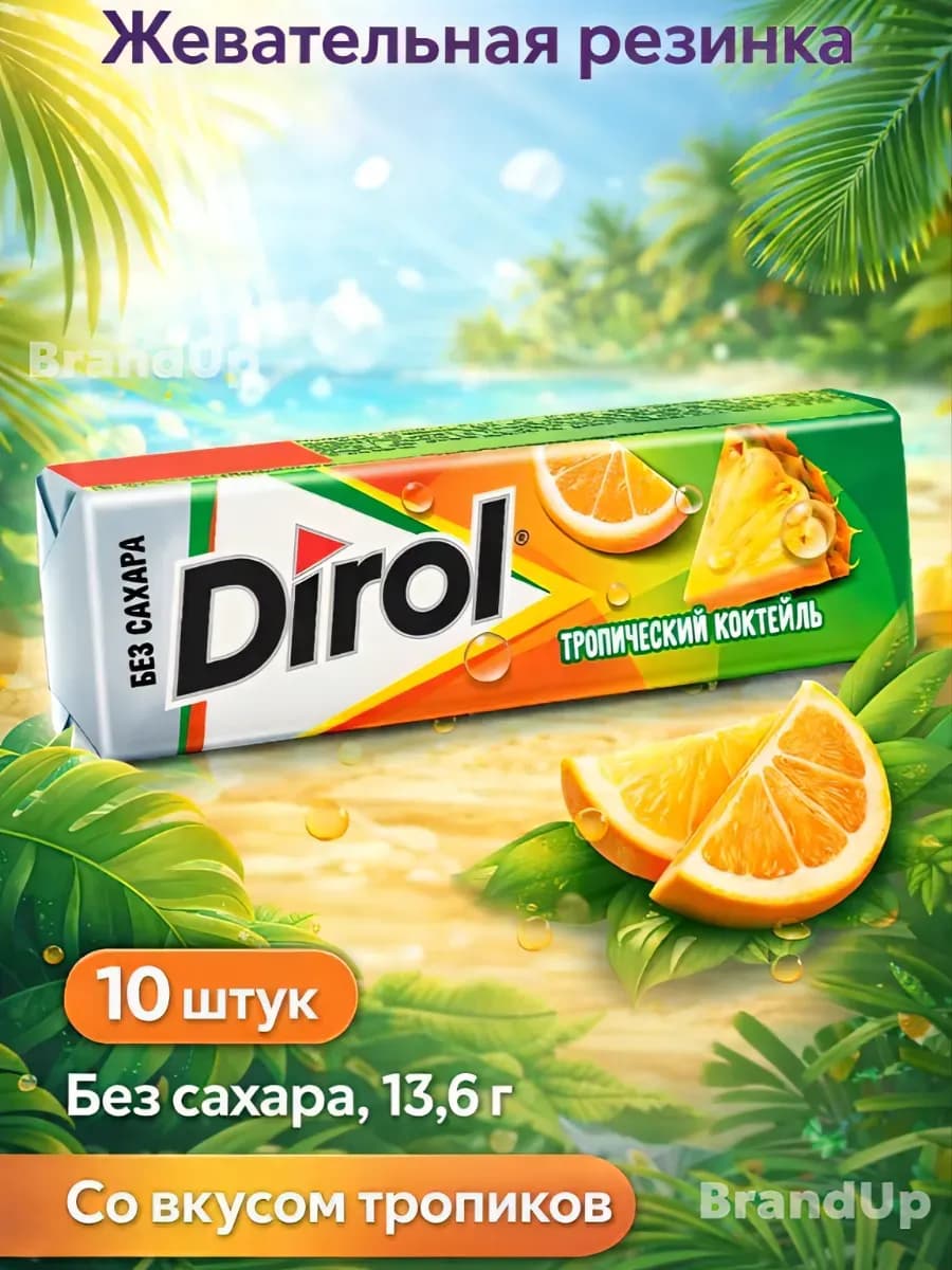 Жевательная резинка Дирол 10 шт