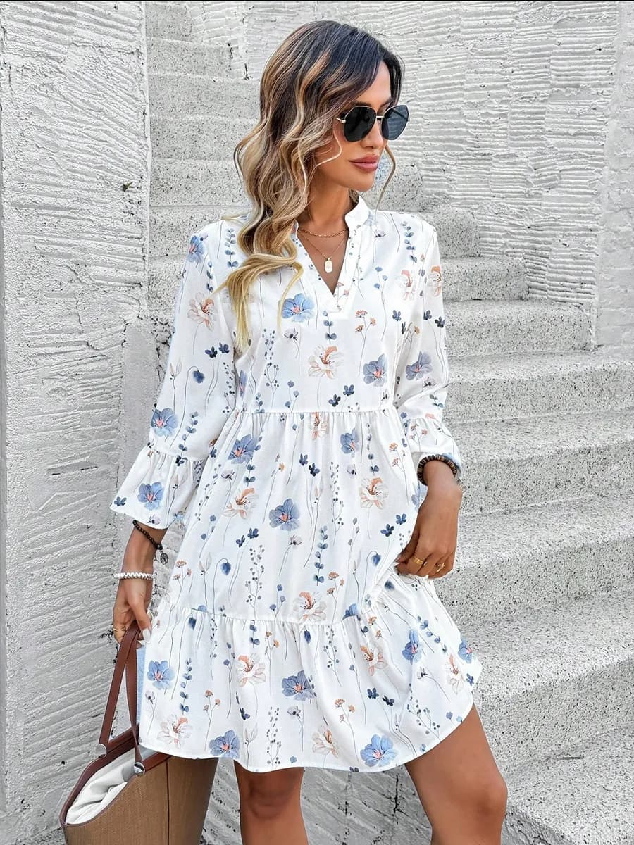 Платье женское белое легкое