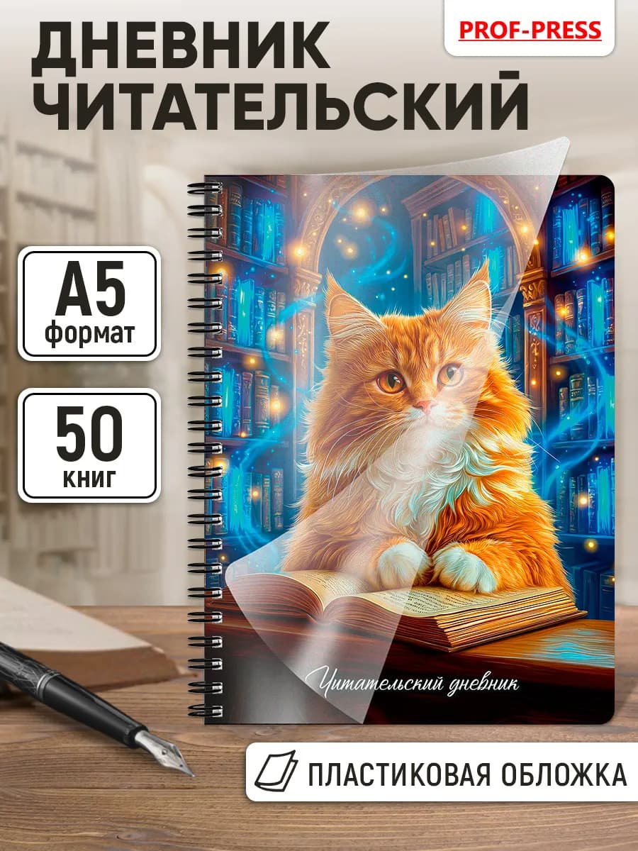 Читательский дневник для школьника А5