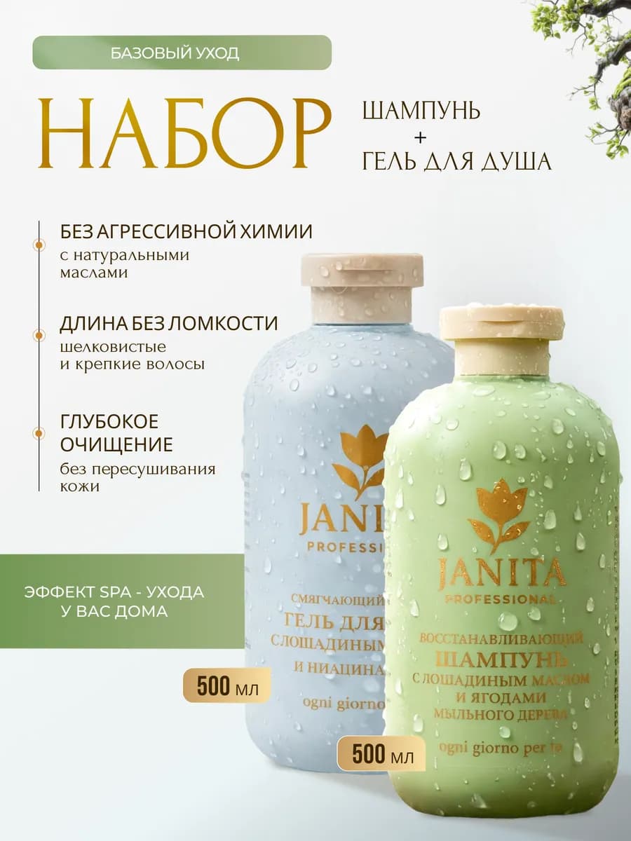 Подарочный набор для волос и тела,базовый уход