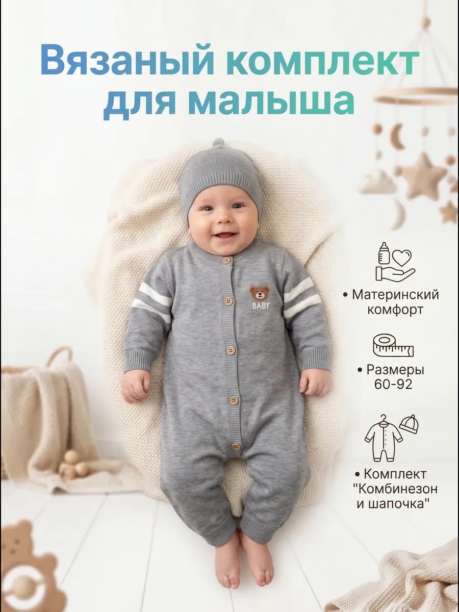комбинезон для новорожденных