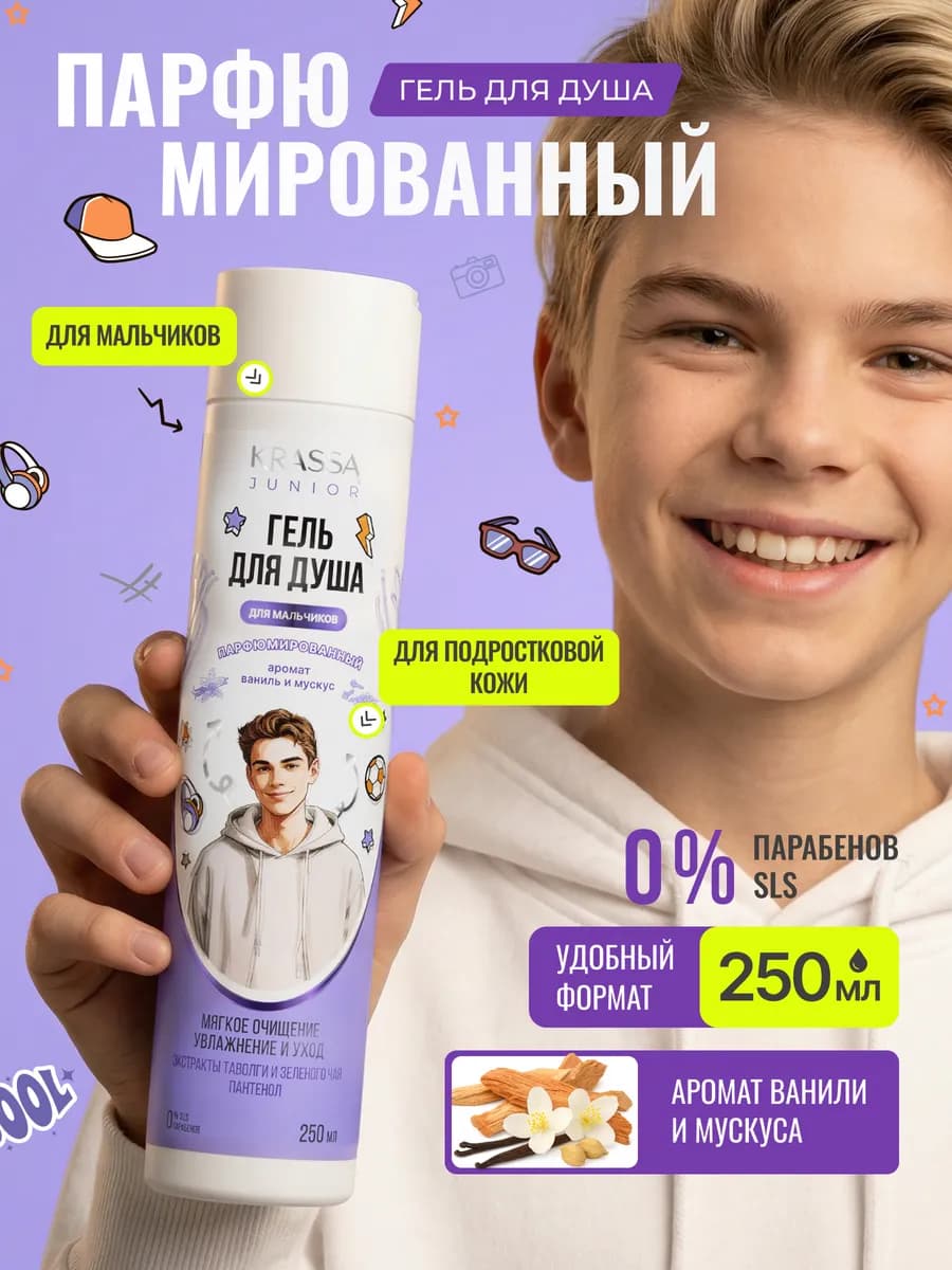 Гель для душа парфюмированный