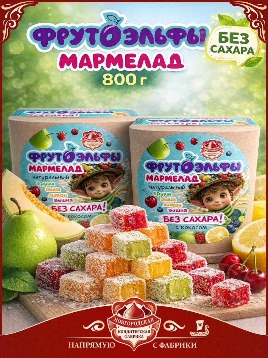 Фрутоэльфы 2 по 400г