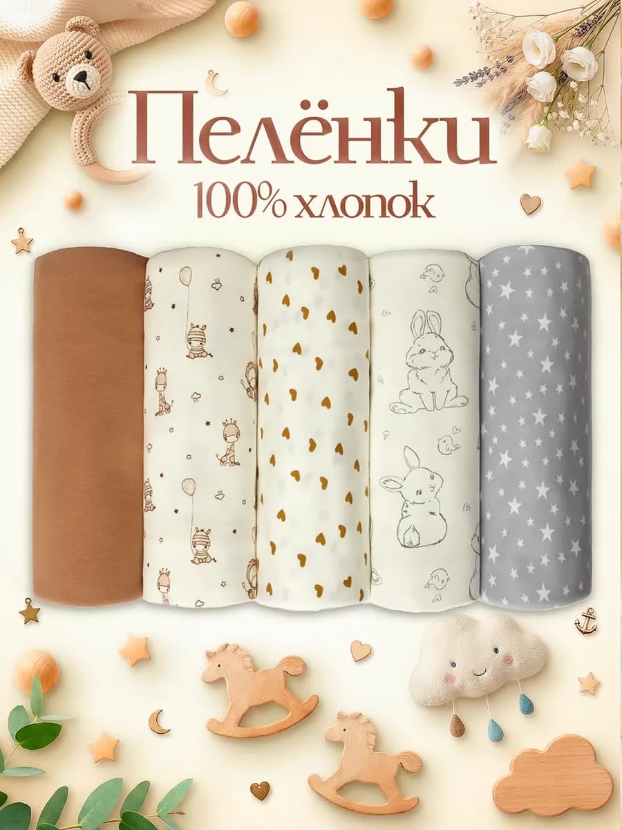 Пеленки для новорожденных