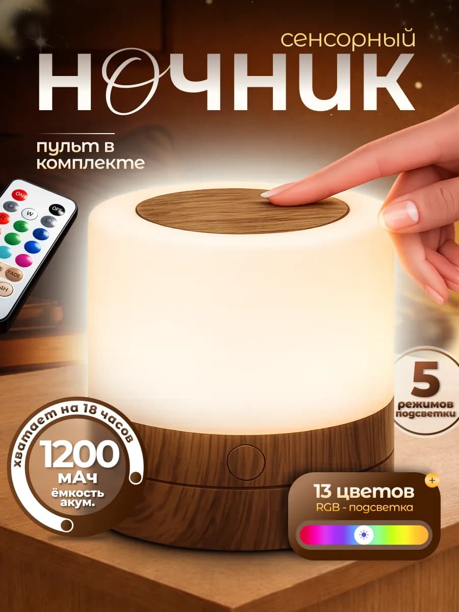 Ночник светодиодный светильник детский